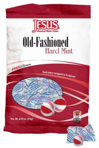 641520088002 Old Fashion Hard Peppermint Candy Bag 28 Pieces